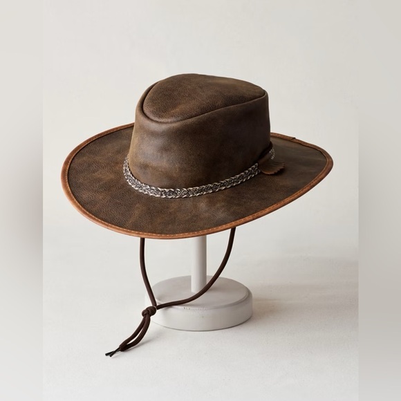 Rancher Crushable Oiled-Leather Cowboy Hat - Picture 1 of 4